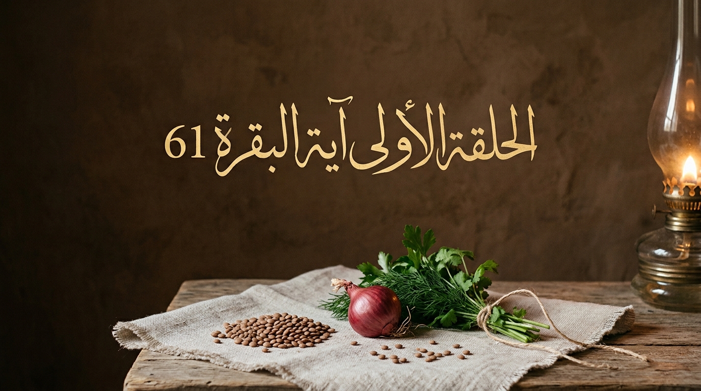الحلقة الأولى آية البقرة 61 - Image 1