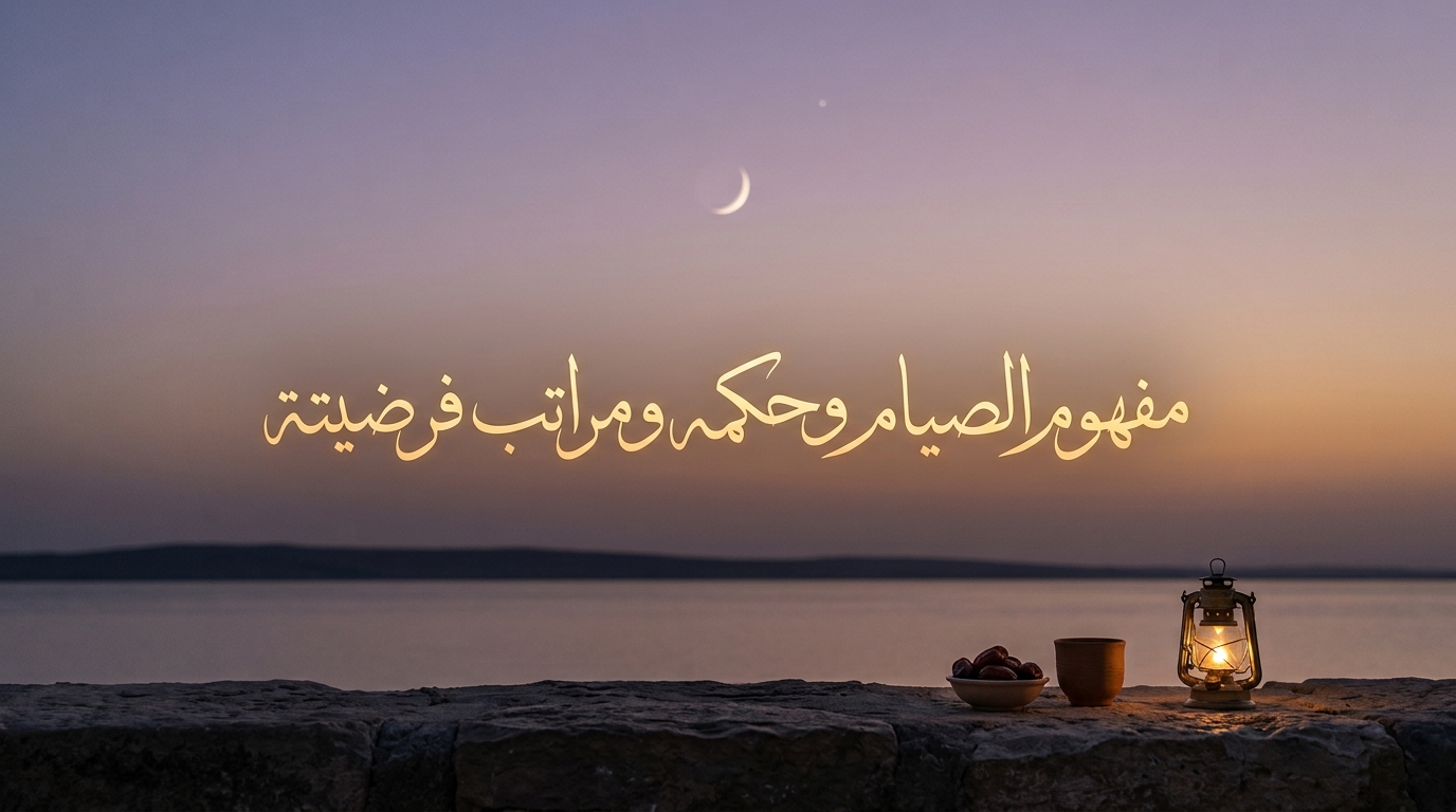 مفهوم الصيام وحكمه ومراتب فرضيته - Image 1